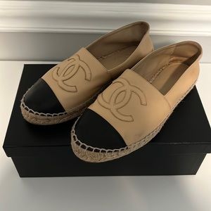 Chanel Leather Espadrilles